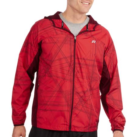 russell men's hooded tech jacket