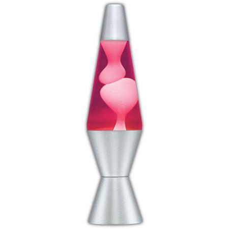 lava lite classic pink and white lamp